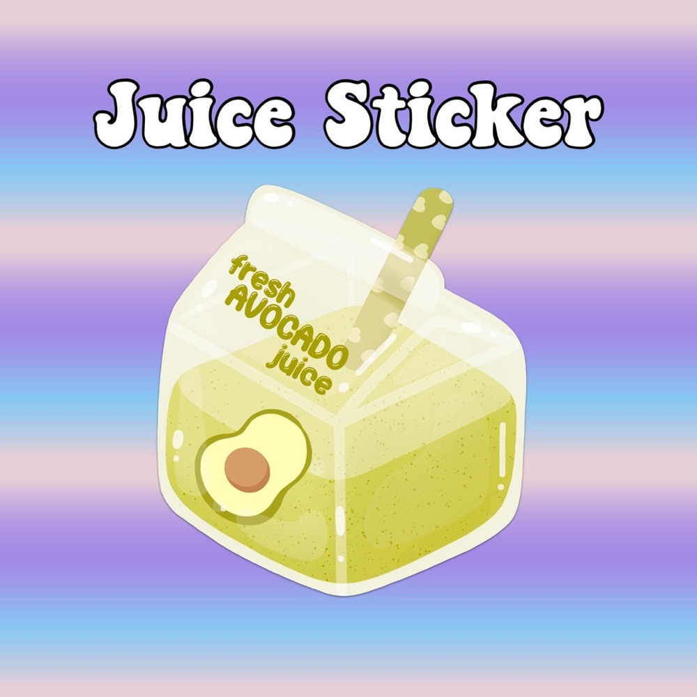 5/$5 Kawaii Sticker Juice Box